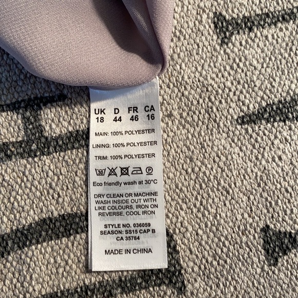 Jacques Vert ladies tuck wide chiffon pants NWT - Picture 5 of 6